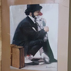Robert Owen Fine Art Print Coming Home Matted 20" x 17" Shrink Wrapped